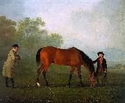 Sawrey Gilpin Furiband with his Owner Sir Harry Harpur and a Groom oil painting artist